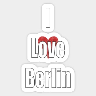 I Love Berlin - Germany Sticker